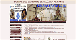 Desktop Screenshot of benaluense.es